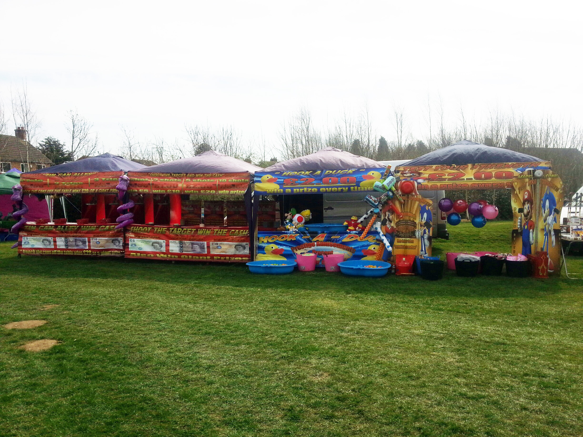 Funfair side stall Hook a duck hire Coventry, Exhall, Corley, Keresley, Meriden